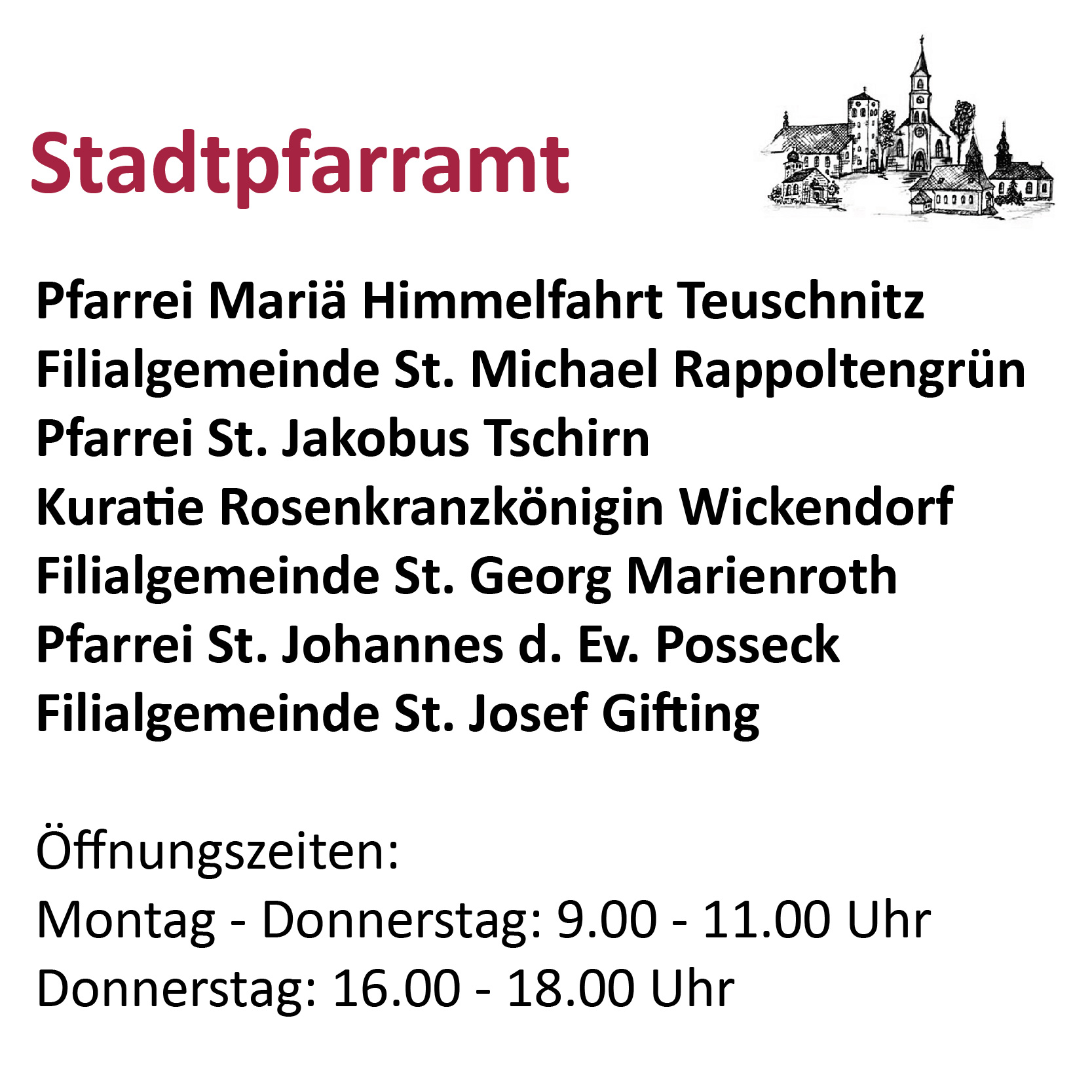 Teaser Pfarrbüro